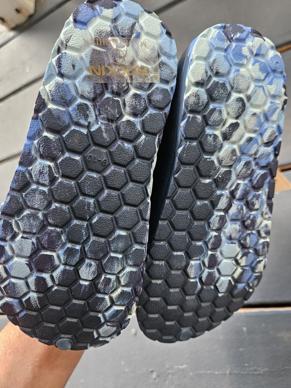 Rockin Kids' Blue Combo Adjustable Strap Sandals - Picture 2 of 2